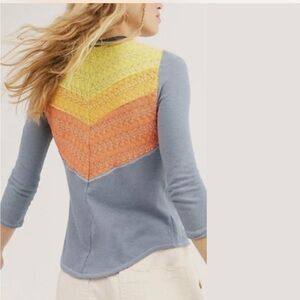 We The Free Multicolor Long Sleeve Top